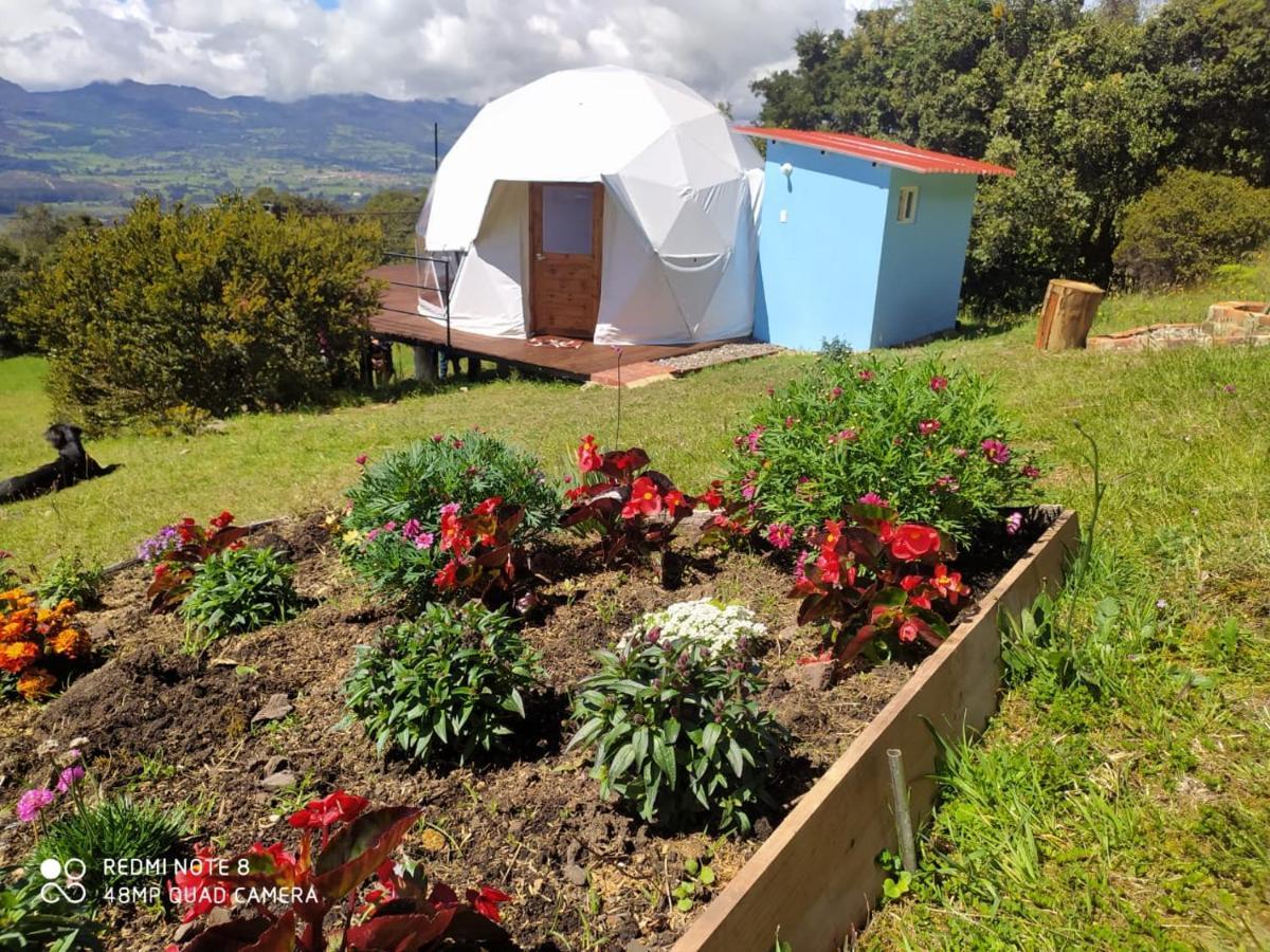 Glamping Hermoso Amanecer Guatavita Buitenkant foto
