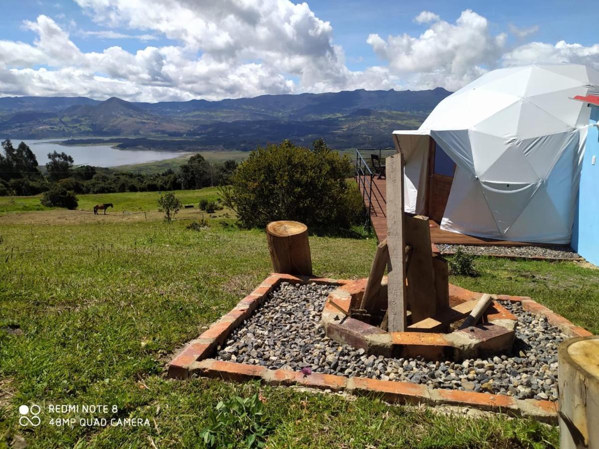 Glamping Hermoso Amanecer Guatavita Buitenkant foto