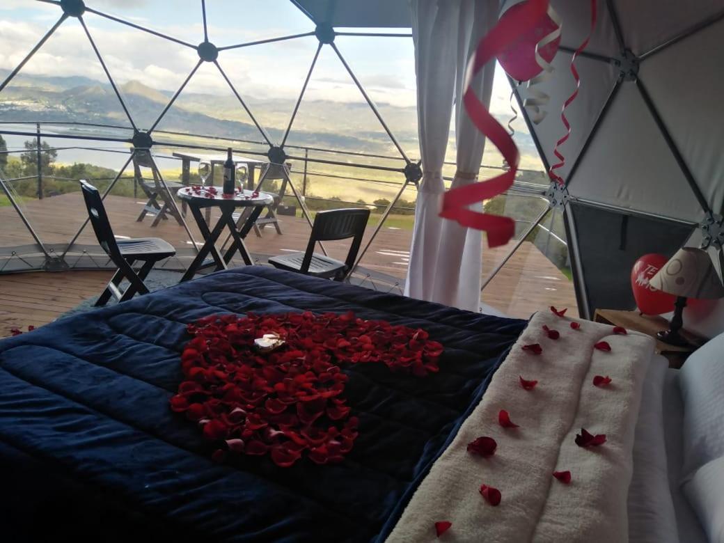 Glamping Hermoso Amanecer Guatavita Buitenkant foto