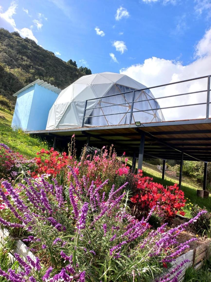 Glamping Hermoso Amanecer Guatavita Buitenkant foto