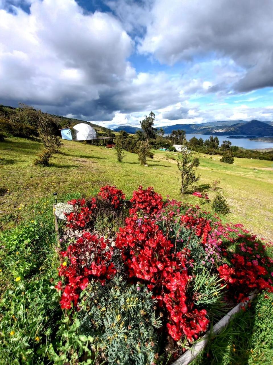 Glamping Hermoso Amanecer Guatavita Buitenkant foto